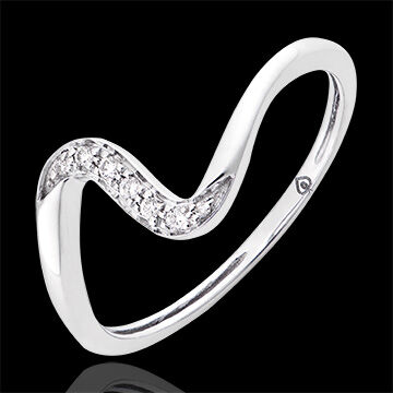Edenly Ring ZÃ©lie - 750er WeiÃŸgold und Diamanten