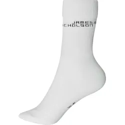 James & Nicholson Unisex Bio Socken 8032 white 42-44