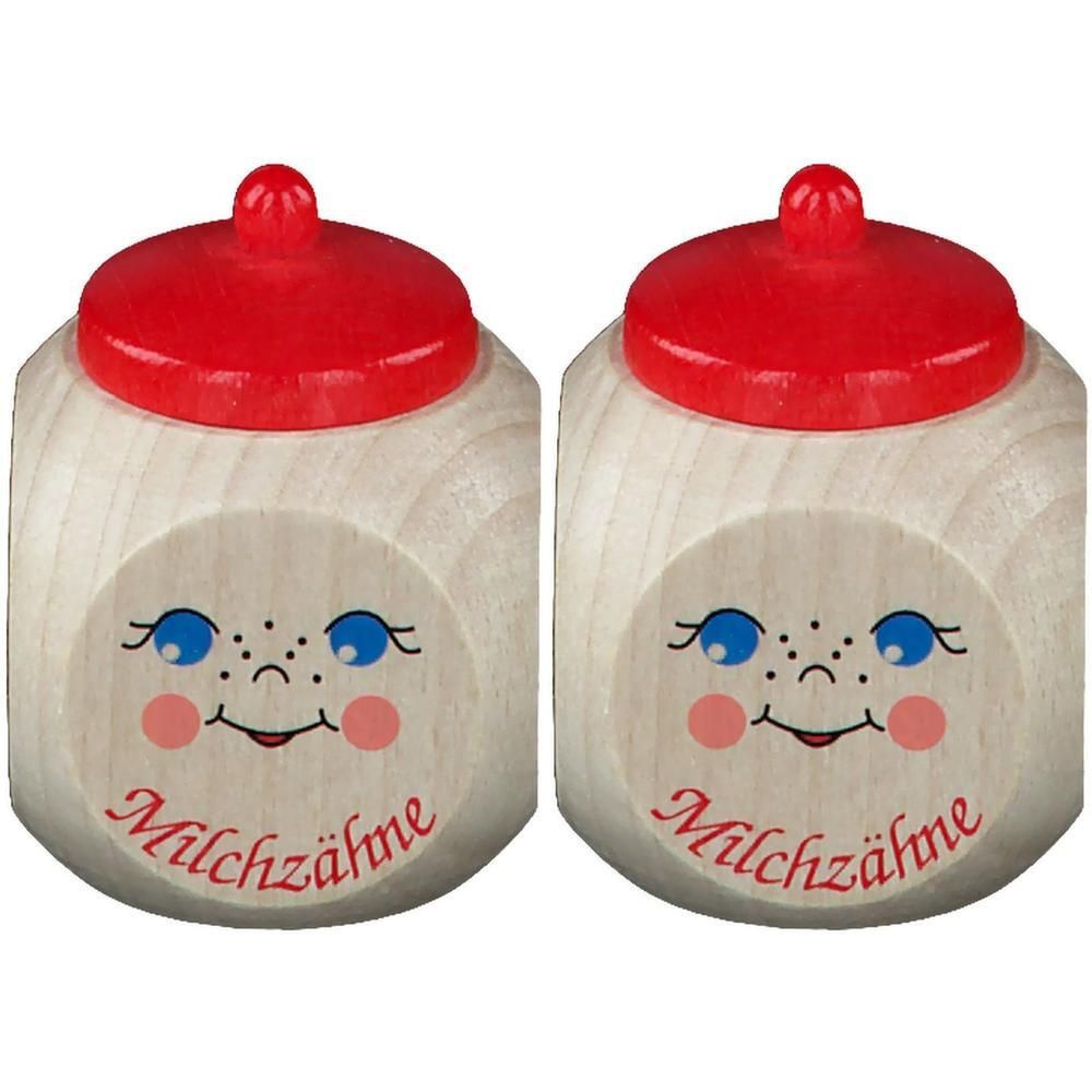 Milchzahn Döschen 2x 2x1 St