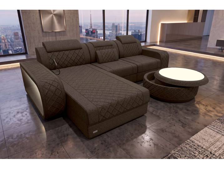 Ecksofa Berlin L Form Stoffsofa