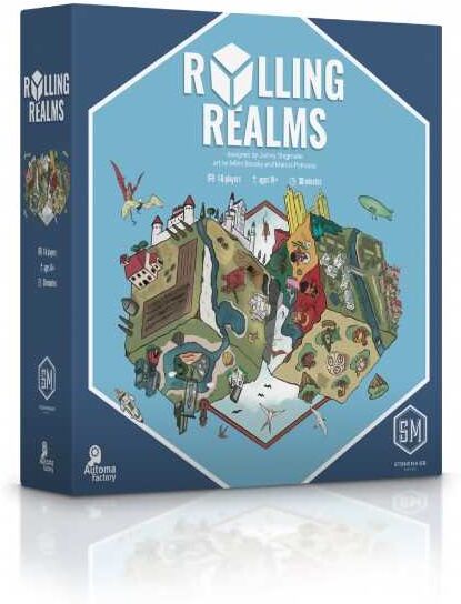 Rolling Realms Competitive Roll-and-Write Game by Stonemaier Games, Ages 10+, 1-4 Players