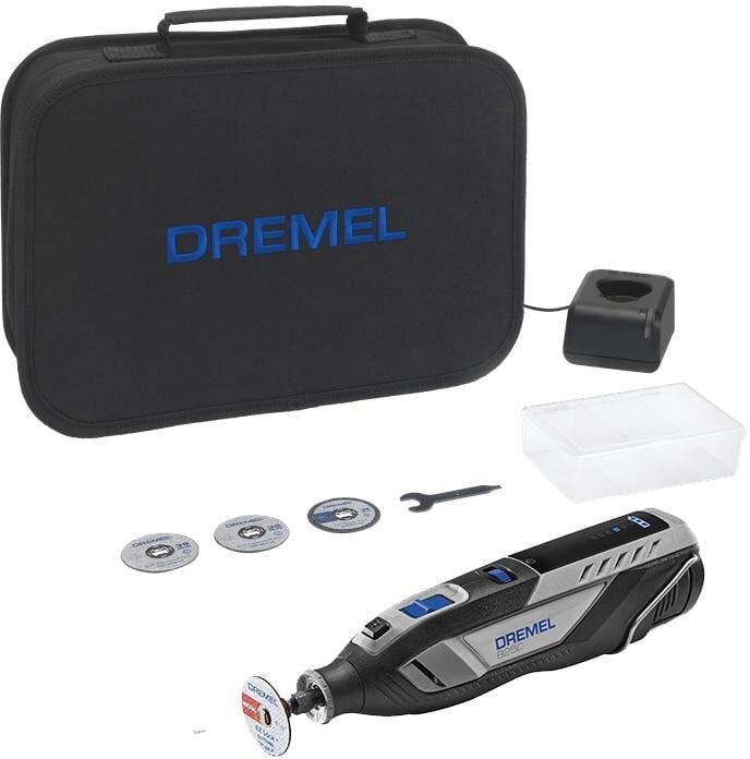 Akku-Multifunktionswerkzeug DREMEL "8250 (12 V, 5 Zubehöre)", schwarz, Multifunktionswerkzeug-Maschinen, Akku-Multifunktionswerkzeug schwarz Einheitsgröße
