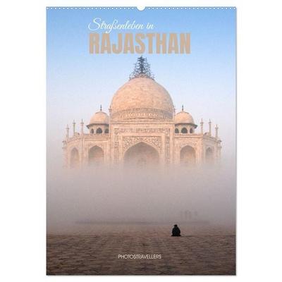 Straßenleben in Rajasthan (Wandkalender 2027 DIN A2 hoch), CALVENDO Monatskalender