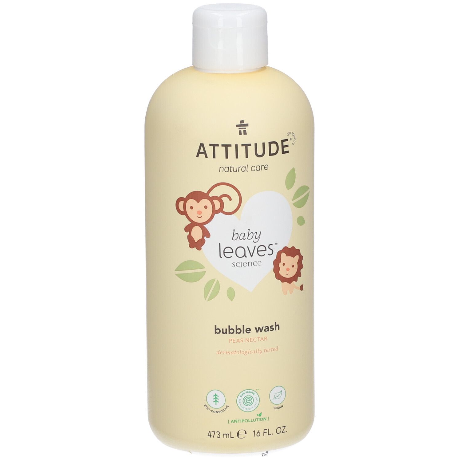 Attitude Baby Leaves Bubble Wash Peer & Nectar 473 ml Waschgel