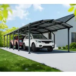 Palram - Canopia Aluminium Carport Arcadia 12700 | Anthrazit | 1285x359x242 cm - Anthrazit