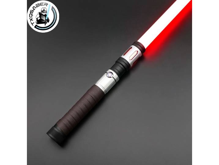 TXQSABER Nouveau Sabre Laser de Duel Robuste avec Poignée Métallique, Mouvement Fluide, Style Rétro, Couleurs Multiples, Sons Changeants, Jouets Épée FOC