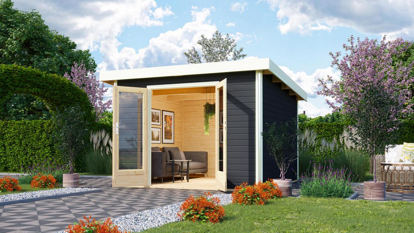 KARIBUHOLZT SH Radeburg 1 grau 309x309x229 16927866