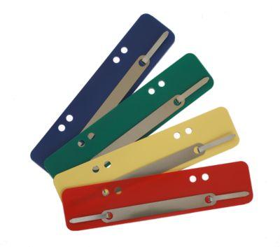 Schäfer Shop Select Heftstreifen, Polypropylen, farbsortiert, DIN A5, Metall-Deckleiste