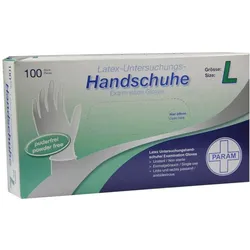 Handschuhe Einmal Latex puderfrei L 100 St