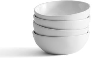 Fitz and Floyd Everyday White Set of 4 Organic Bowls, 21 oz - 21 Ounce