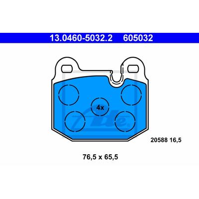 ATE Bremsensatz, Scheibenbremse Bremsensatz-Hinterachse sg00000d4h Hinterachse voll 258mm 22mm für BMW STEYR