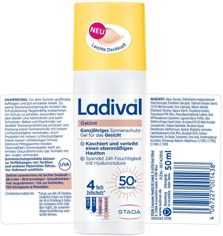 Ladival Sonnenschutz-Gel getönt LSF 50+ 50 ml Gel