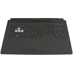 ASUS 1KAHZZQ010K, Notebook Ersatzteile, Schwarz, Transparent