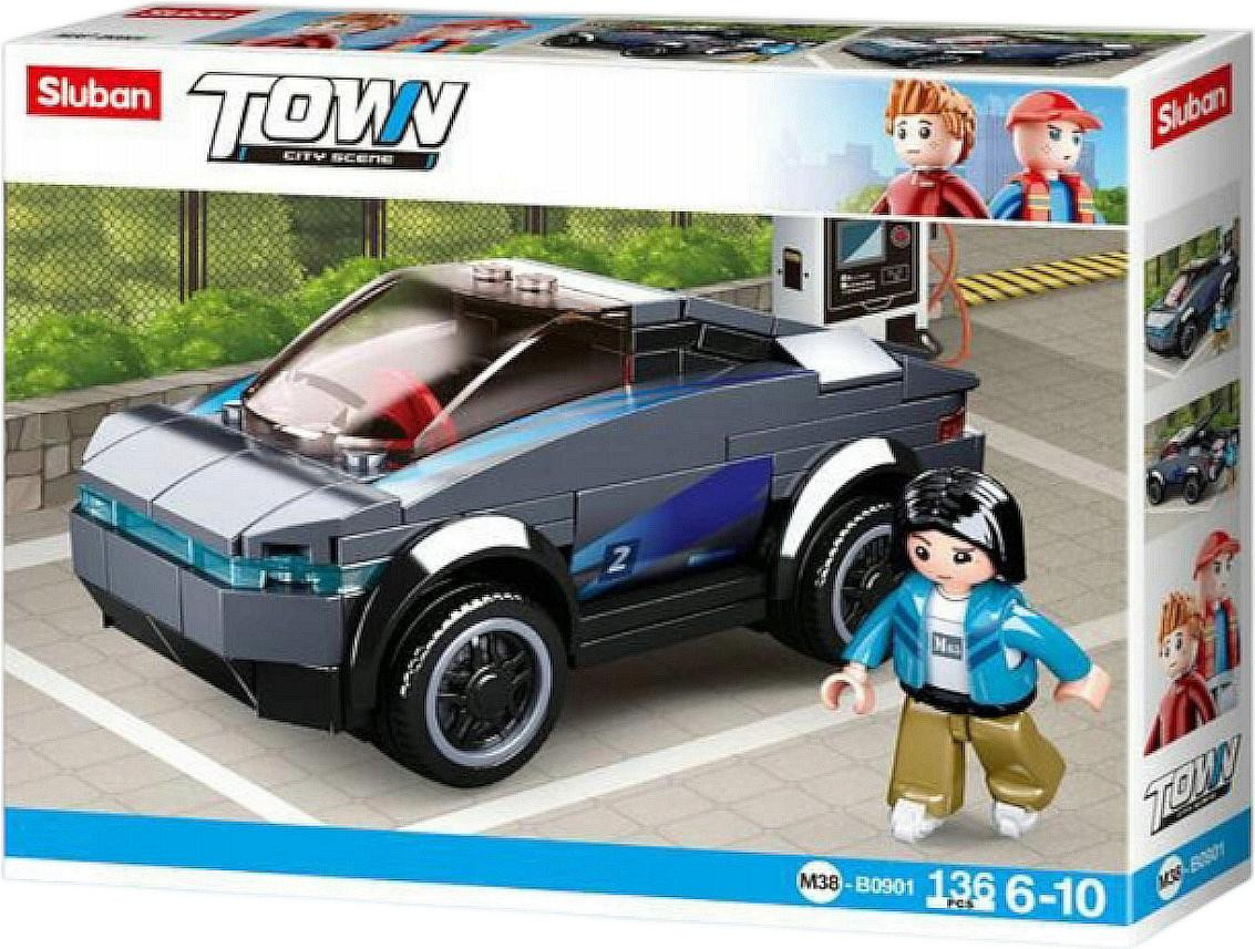Sluban Town Sportwagen 136 Klocki