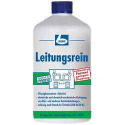 Dr. Becher 1267000 Bier Rohr Rein Bierleitungsreiniger 1 L verbesserte Formel, geringe Dosierung, Flüssigkonzentrat