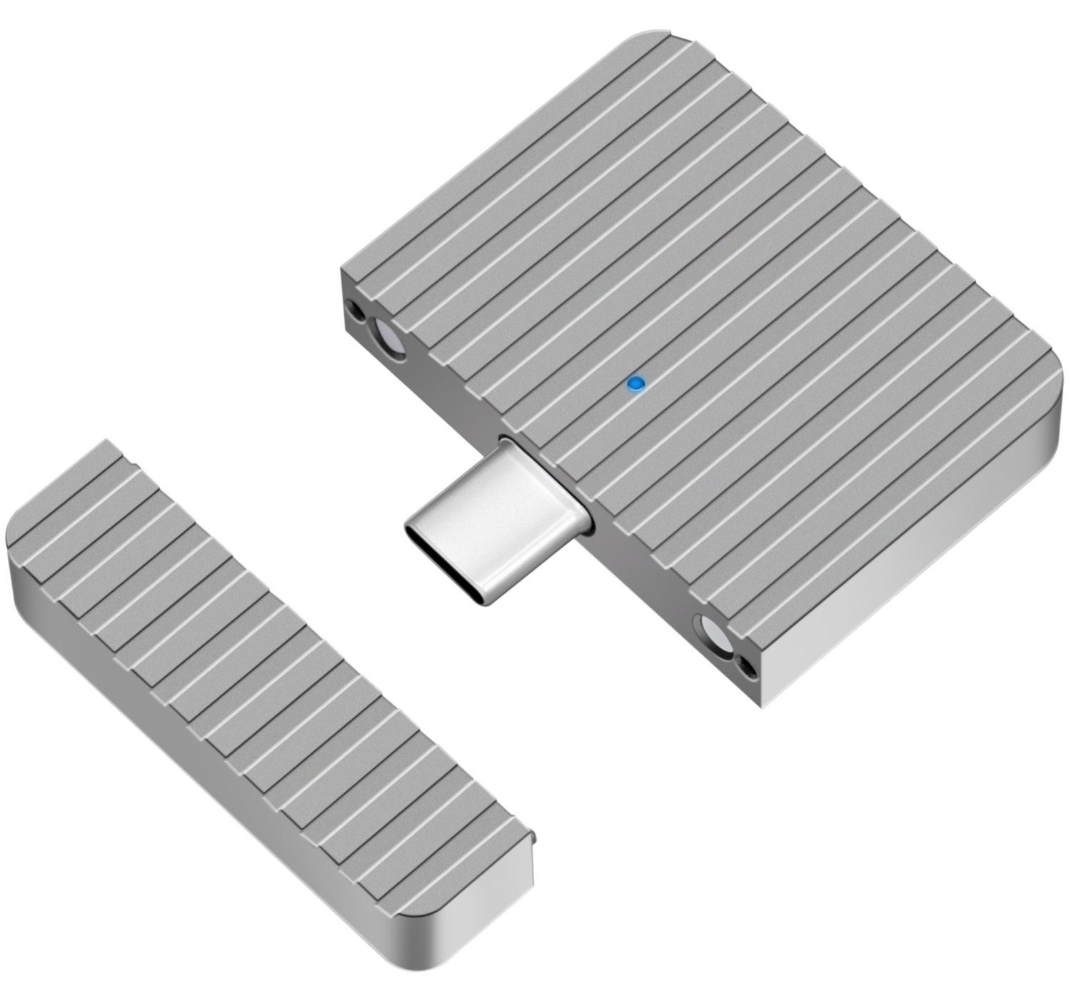 LogiLink UA0423 Externe SSD-behuizing USB-C PCIe NVMe zilver