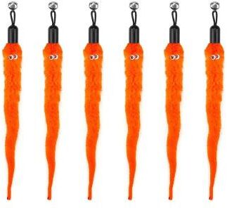 Inspire Essentials Interactive Cat Toy Refill Set With Feathers Mice Worms And Bells 7 60pcs
