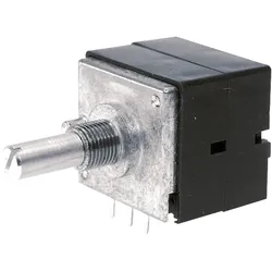 RK27112-LOG100K - Drehpotentiometer, Stereo, 100 kOhm, logarithmisch, 6 mm