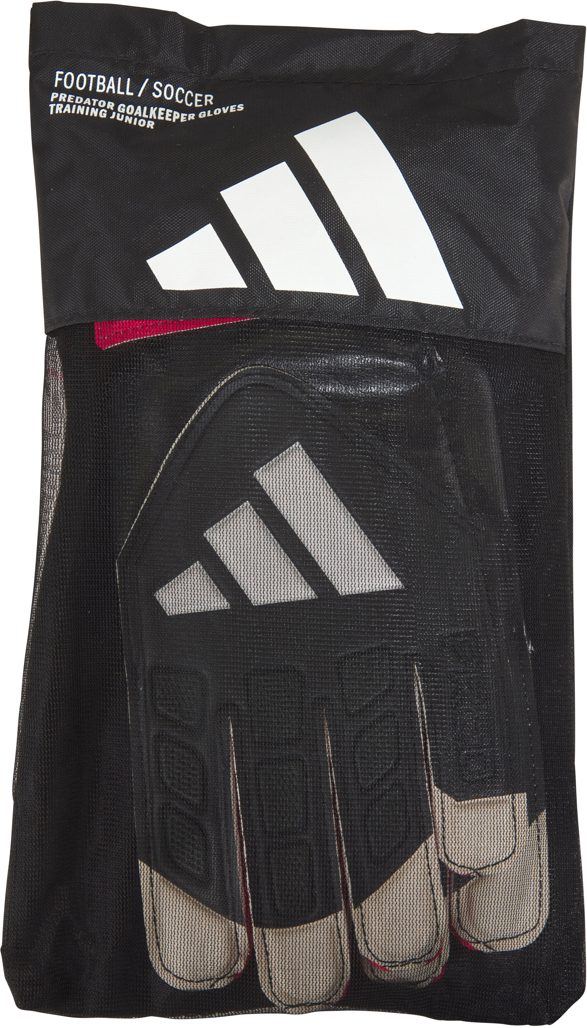 Torwarthandschuhe ADIDAS PERFORMANCE "PREDATOR TRAINING JUNIOR", Kinder, Gr. 3, weiß, schwarz, schwarz, Materialmix, Handschuhe Torwarthandschuhe, für Kinder und Jugendliche weiß, schwarz, schwarz 3