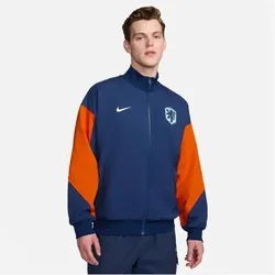 NIKE Niederlande Strike Dri-FIT Trainingsjacke Herren 492 - blue void/safety orange/white L