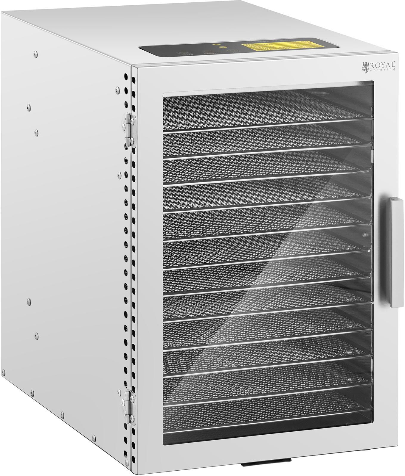 Royal Catering Essiccatore per alimenti professionale - 800 W - 12 ripiani RCDA-500/45S