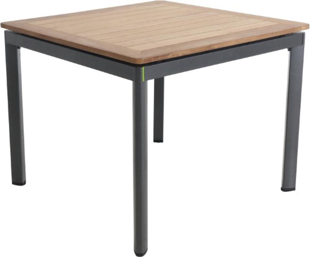 MWH Alutapo Dining Tisch Aluminium/Teak