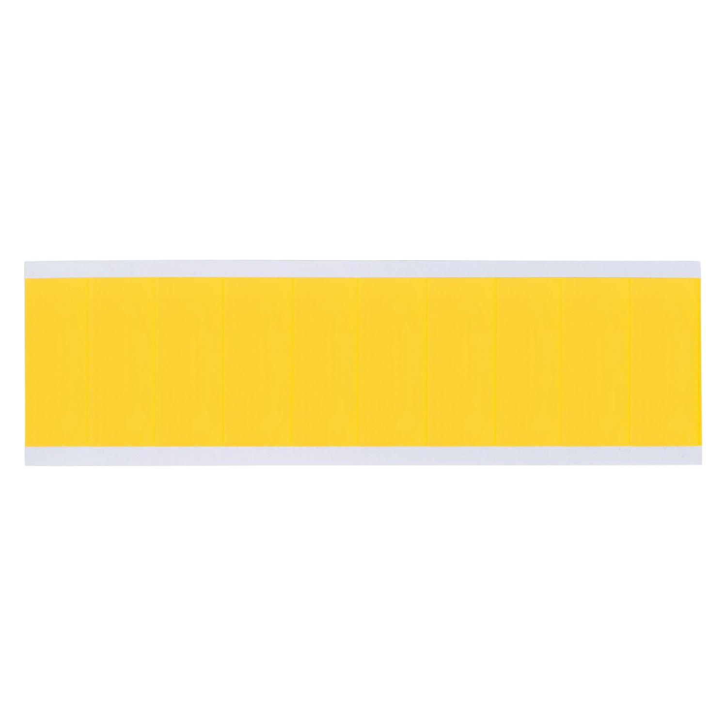 Brady 3440-BLANK, B-499, Nylongewebe, ohne Beschriftung, Schwarz auf Gelb, 22 x 57mm, Schrifthöhe (3440-BLNK)