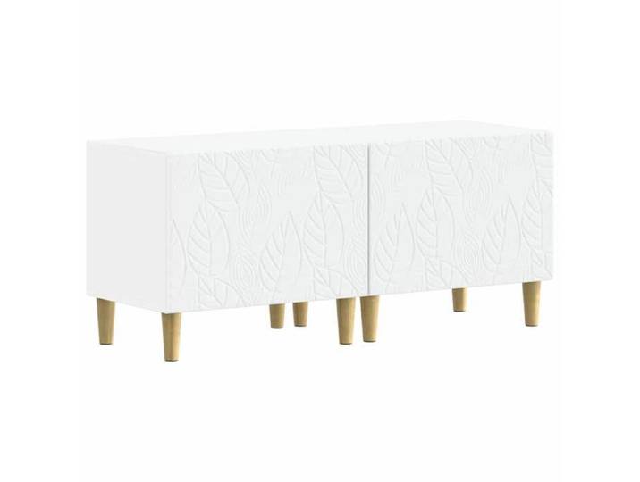 Blanc Meuble TV Blanc Bois d'ingénierie(VIDAXL)_27121