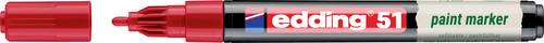 Edding 51 EcoLine 4-51-002 Lackmarker Rot 1 mm, 2mm