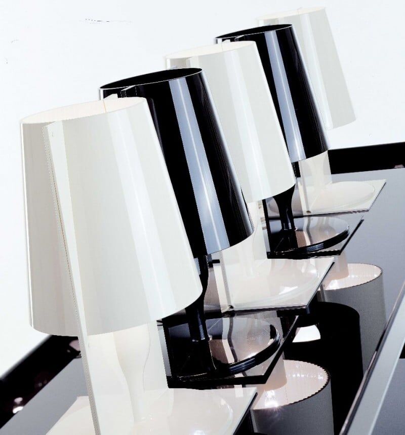 Kartell Take Tischleuchte (olivgruen transparent) olivgruen transparent