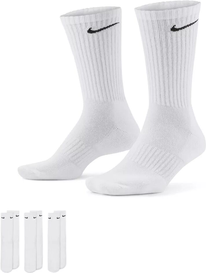 Nike - Triopack, wadenlange Sp-Sock, für Herren, Weiss, Größe M