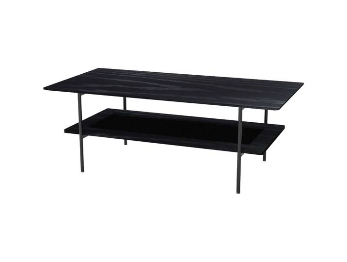 Salontisch Perri schwarz MDF/Melaminfolie B 110 T 40 cm - Salontisch