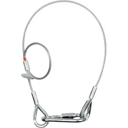 Saveking Safety Cable 5 mm - BGV-C1 WLL: 60 kg - 60 cm - Silber