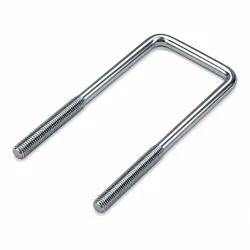 Quadratrohrbügel mit langen Schenkeln  galvanisch verzinkt  ähnlich Typ 3575 - 122 mm