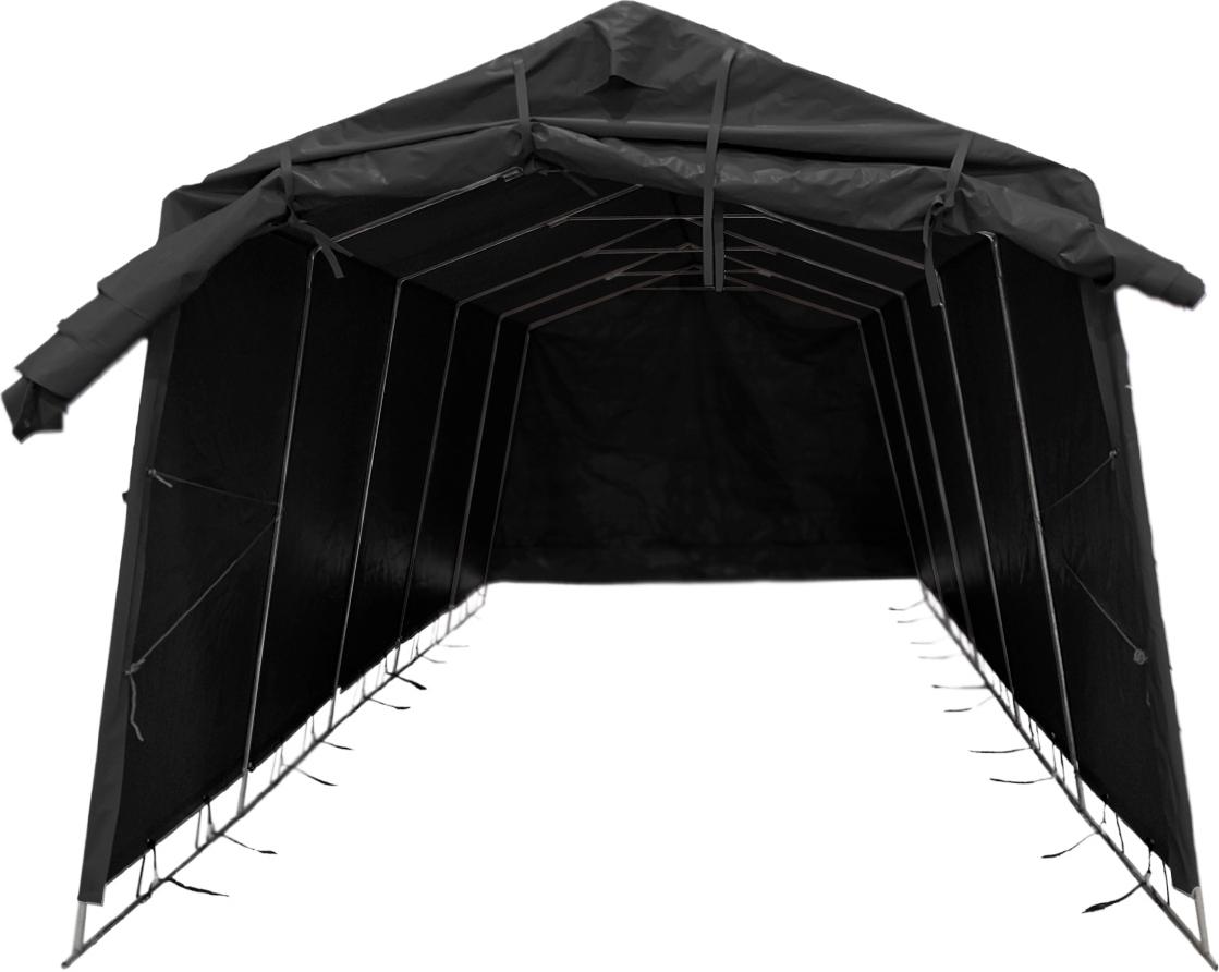 Fornorth Zeltgarage 2x3m, schwarz