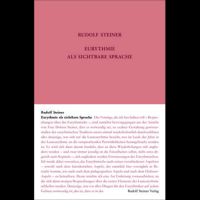 Eurythmie als sichtbare Sprache, Gebundene Ausgabe von Rudolf Steiner, Rudolf Steiner, 978-3-7274-2791-6