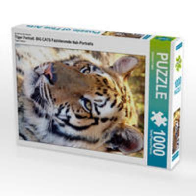 CALVENDO Puzzle Tiger Portrait. Ein Motiv aus dem Kalender BIG CATS Faszinierende Nah-Portraits | 1000 Teile Lege-Größe 64 × 48 cm Foto-Puzzle für