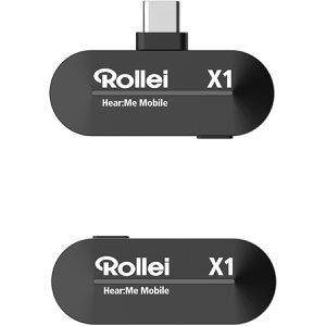 Rollei HearMe Wireless Mobile X1 Mikrofon, digitales Drahtlos-Mikrofonsystem