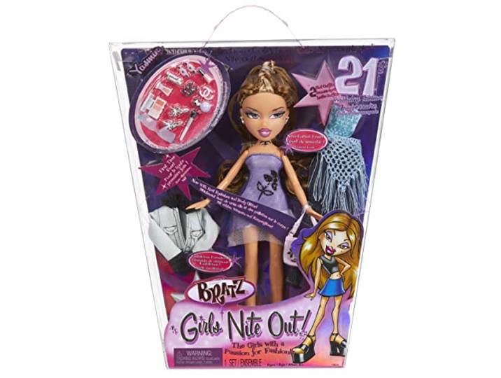 Bratz 21st Birthday Special Edition Modepuppe - YASMIN - Mit 2 Outfits, 2 Paar Schuhen, Handtasche und glamourösen Accessoires - Fanliebling in Neuauflage - Für Kinder und Sammler ab 4 Jahren
