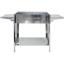 Grillpeter Mangal Ruslan Deluxe Schaschlikgrill mit Ablagen