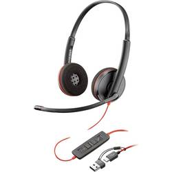 HP Blackwire C3220 On Ear Kopfhörer Schwarz 8X2J9A6