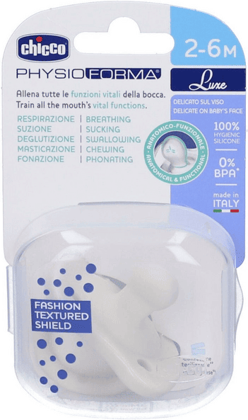 Chicco Physio Forma Gommotto Luxe Ciuccio 2-6m Unisex