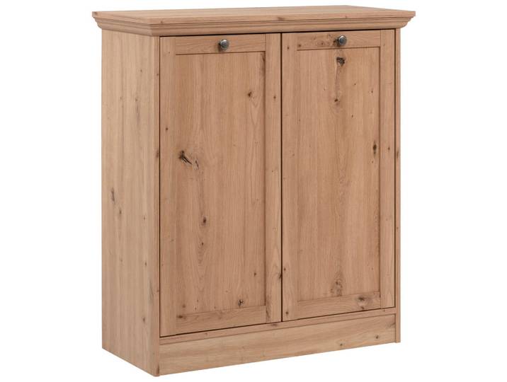 Livetastic Kommode, Eiche Artisan, 2 Fächer, 80x90x35 cm, Wohnzimmer, Kommoden & Sideboards, Kommoden