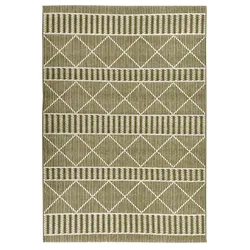 Tom Tailor Outdoorteppich Funky Outdoor 160 x 235 cm Mischgewebe Grün