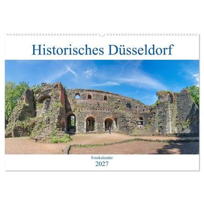 Historisches Düsseldorf (Wandkalender 2027 DIN A2 quer), CALVENDO Monatskalender