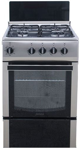 Junex Fogão a Gás Natural  FS653XH  85x50x60 cm  4 Bocas  A  Inox