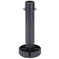 Hettich Sockelverstellfuß Korrekt Ku.schwarz 150mm Bereich -6/+30mm