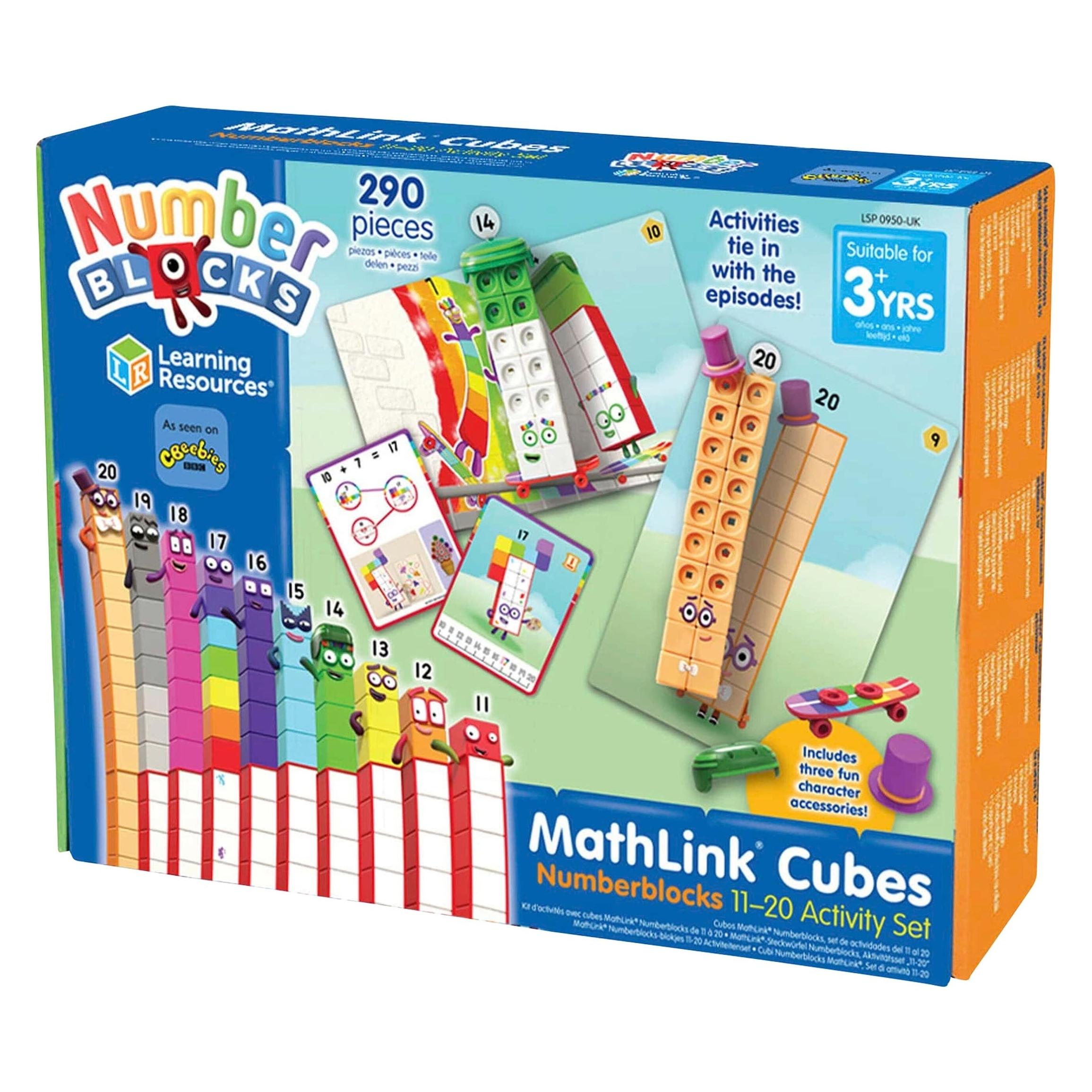 Learning Resources Numberblocks - Activity Set with Numbers 11-20 (Multilingual) (LSP0950-SCA)