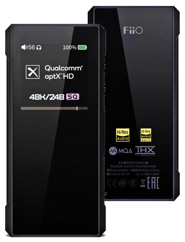 FiiO BTR7 draadloze hoofdtelefoonversterker - zwart
