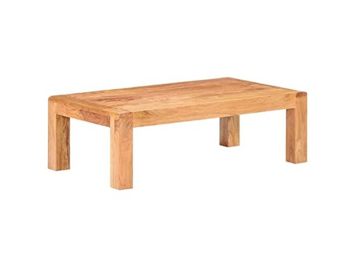 vidaXL Akazienholz Massiv Couchtisch Beistelltisch Kaffeetisch Wohnzimmertisch Teetisch Sofatisch Tisch 110x60x35cm Palisander-Finish